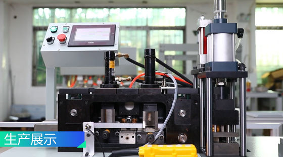 एल्यूमीनियम प्रोफाइल फिल्टर बाहरी फ्रेम कोने काटने की मशीन 380V