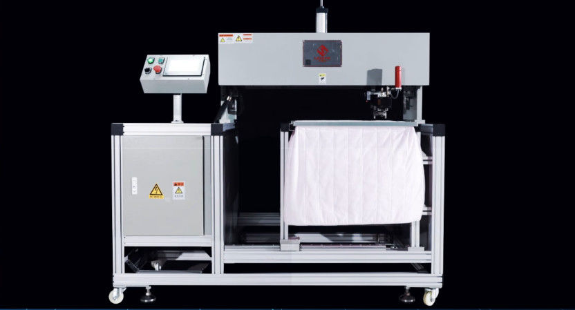पॉकेट फिल्टर के लिए 380V 7Pa अर्ध स्वचालित रिविंग मशीन
